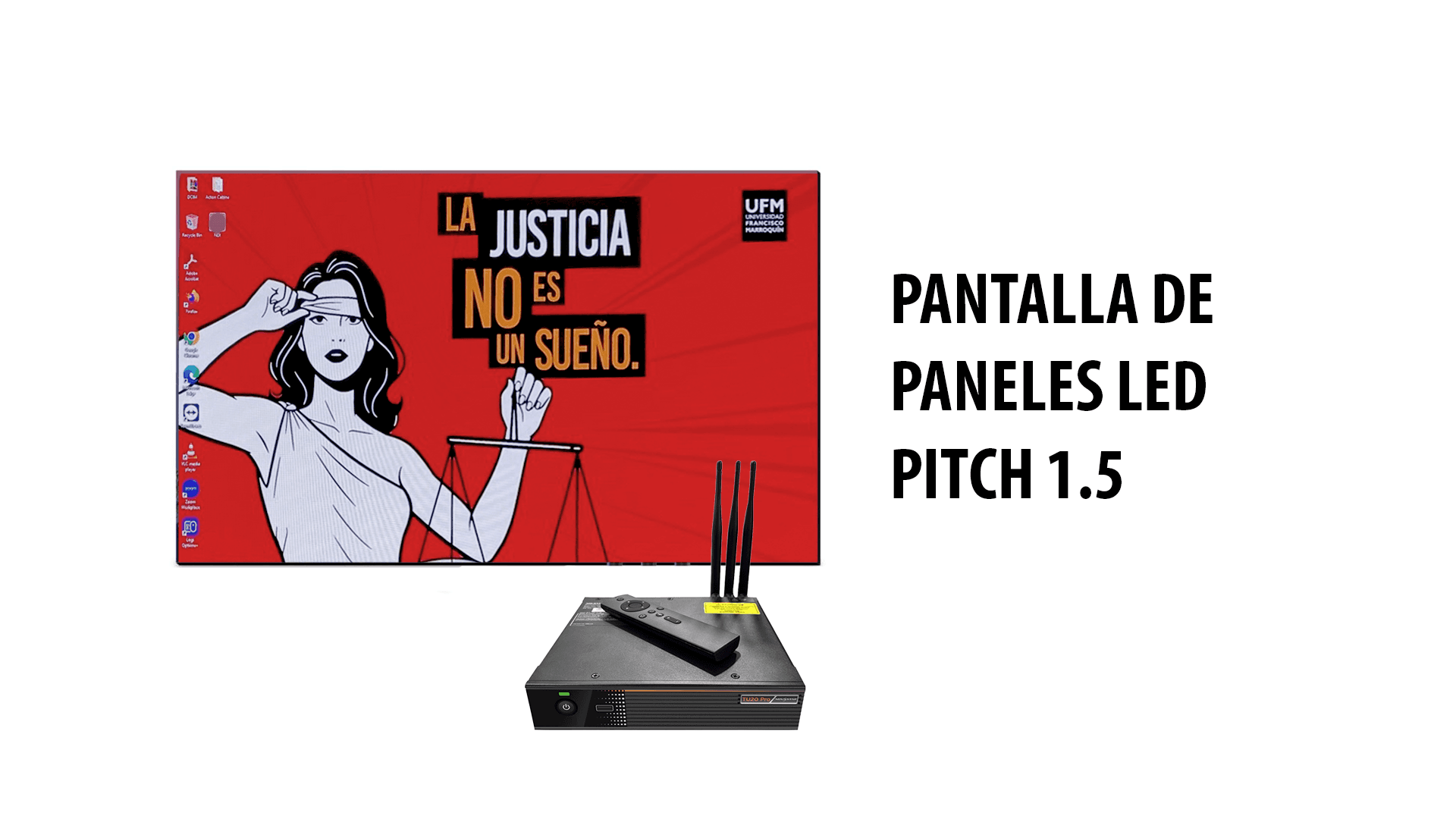 PANTALLA DE PANELES LED